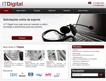 Tablet Screenshot of itdigital.com.br